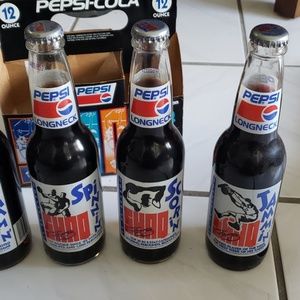 Shaq Attaq Paq Pepsi Bottles 